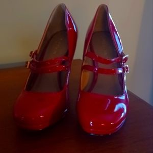 Red Calvin Klein Heel